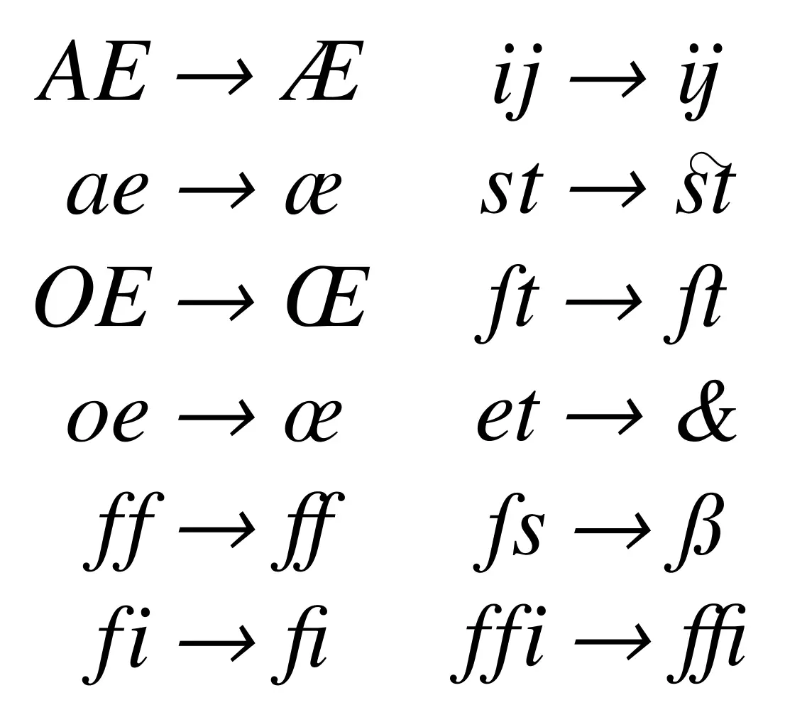 Ligature