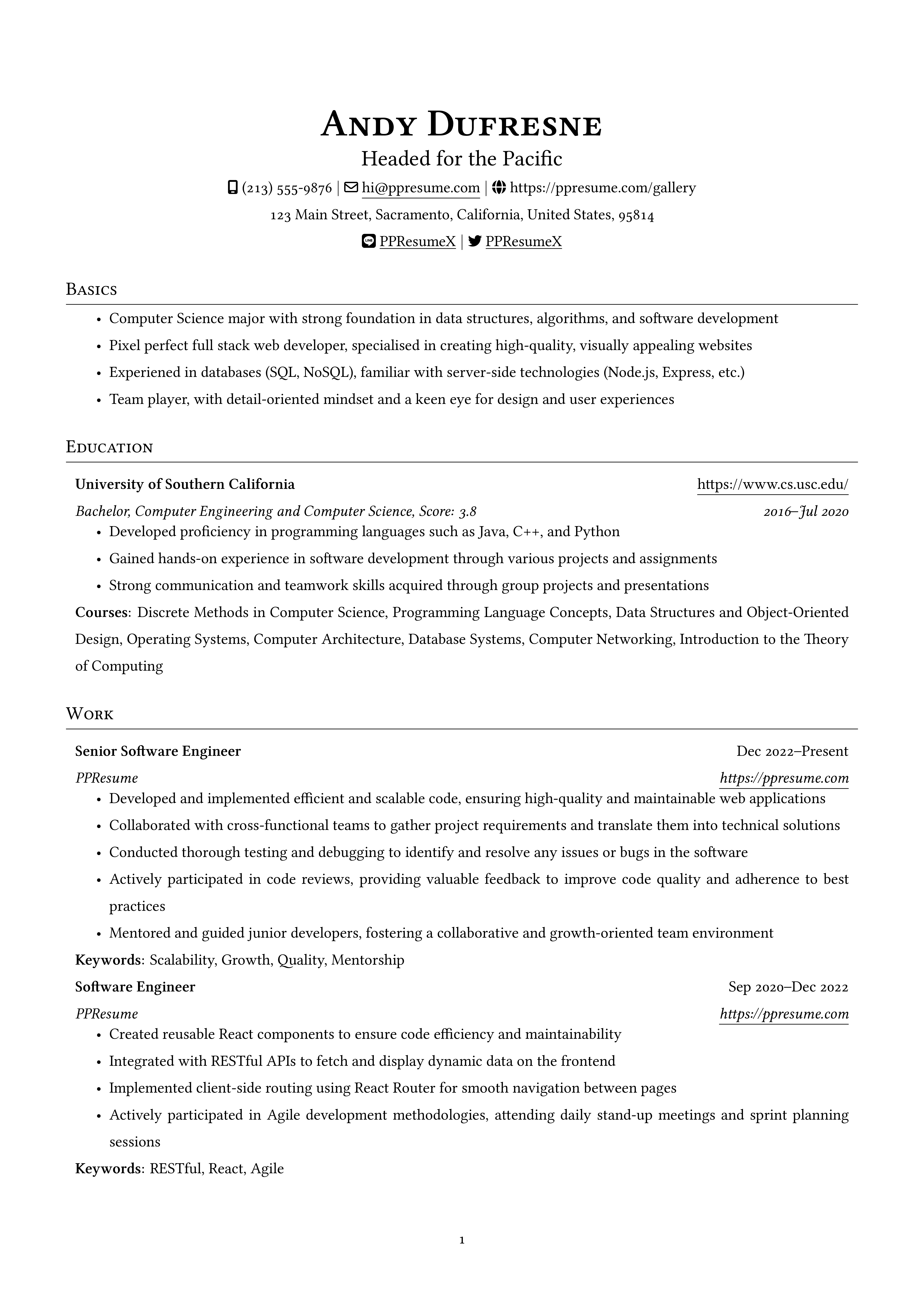 Template Jake dengan Spasi Baris Longgar