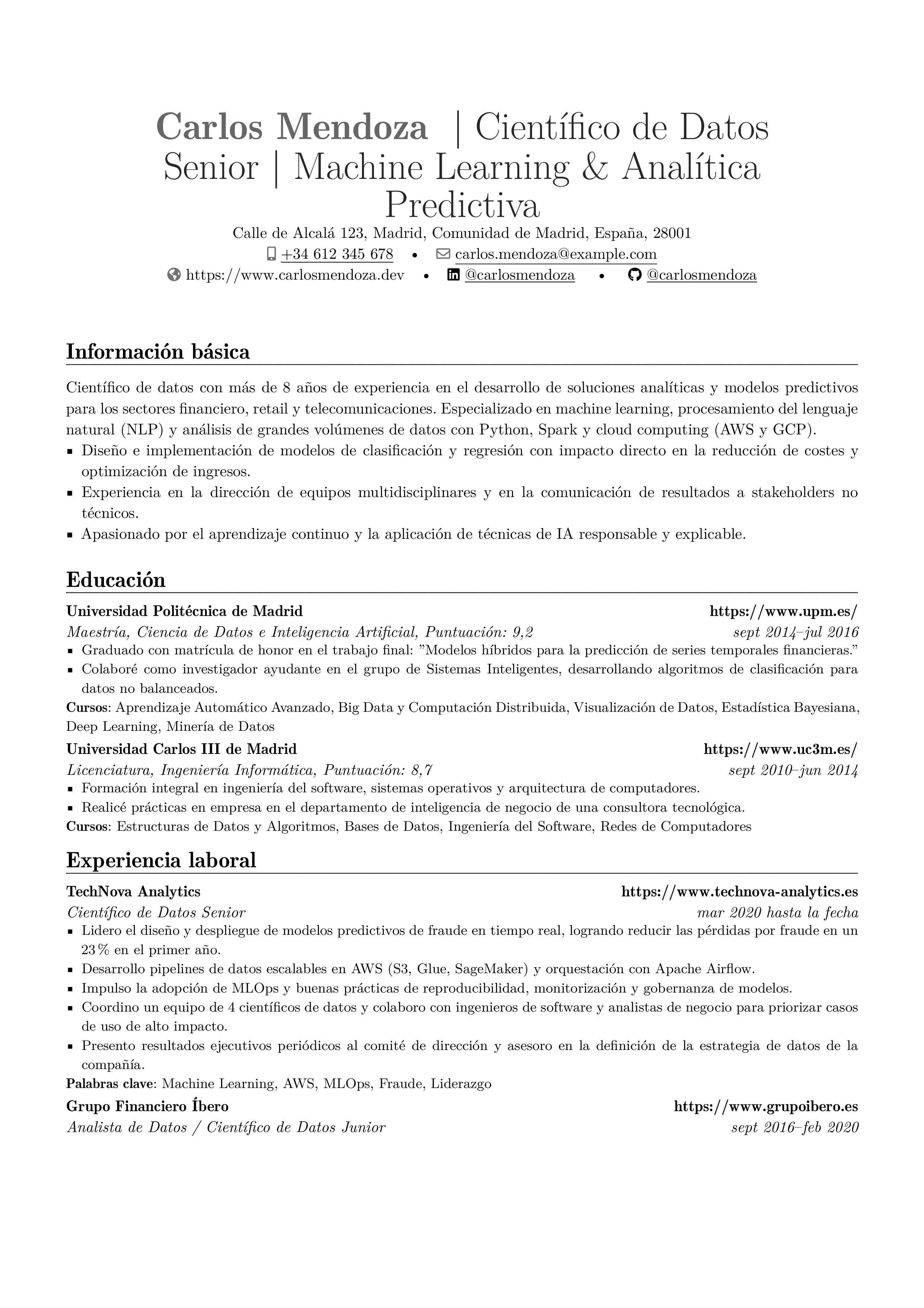 Científico de datos resume preview
