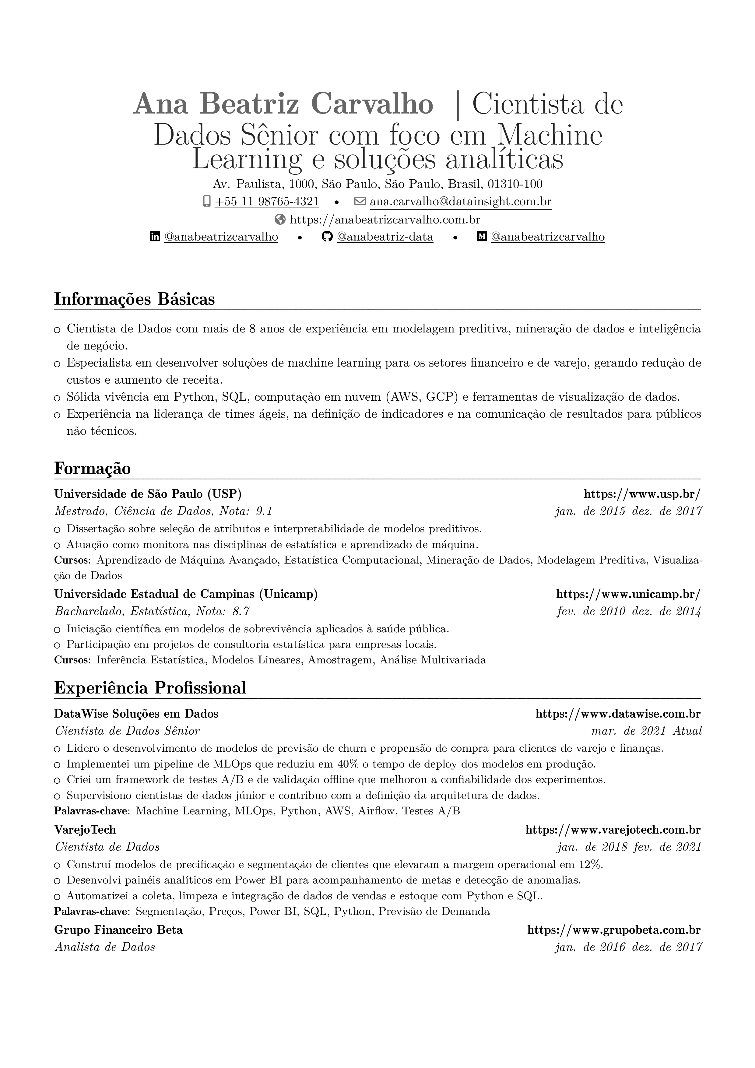 Cientista de dados resume preview