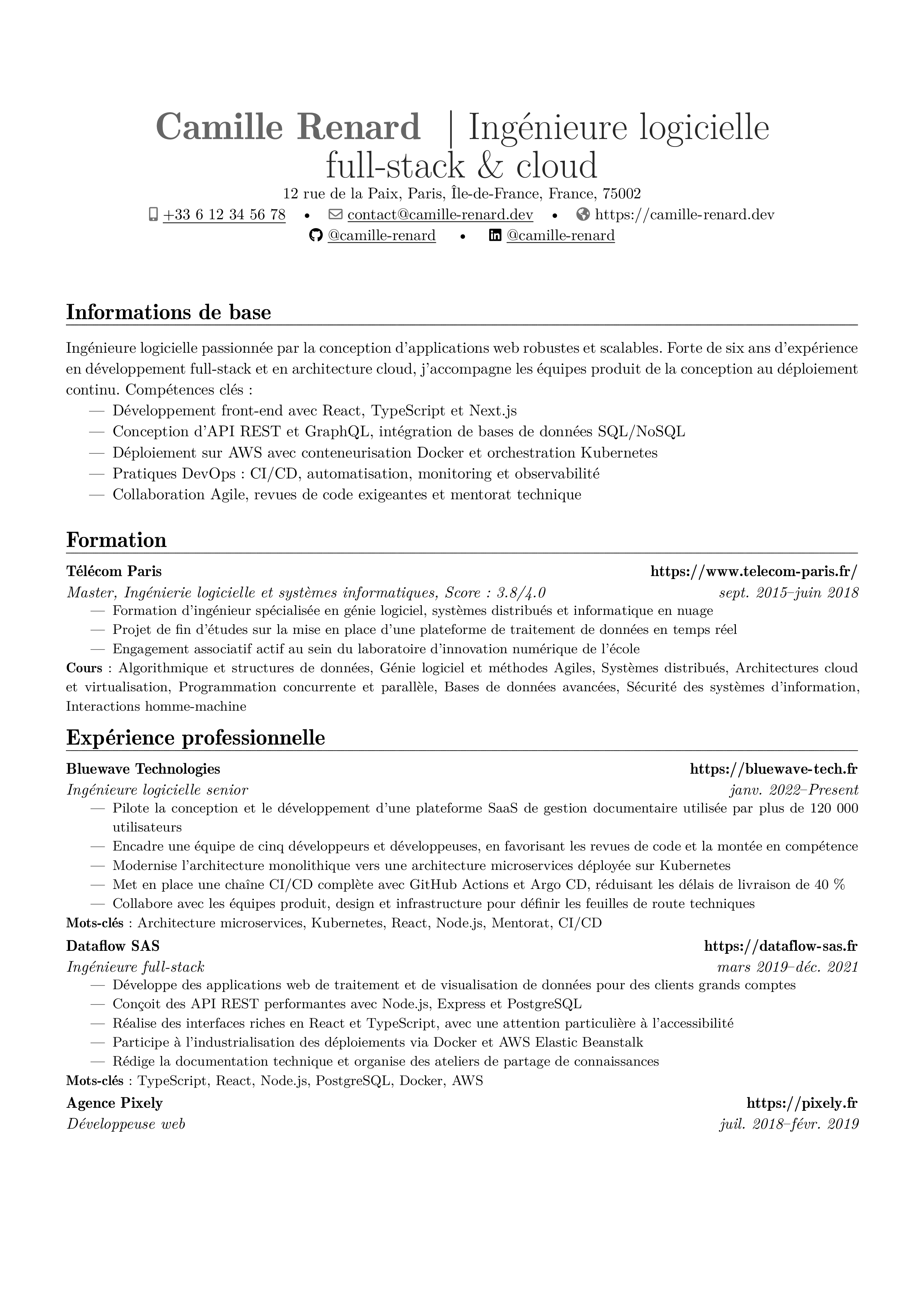 Ingénieur logiciel resume preview
