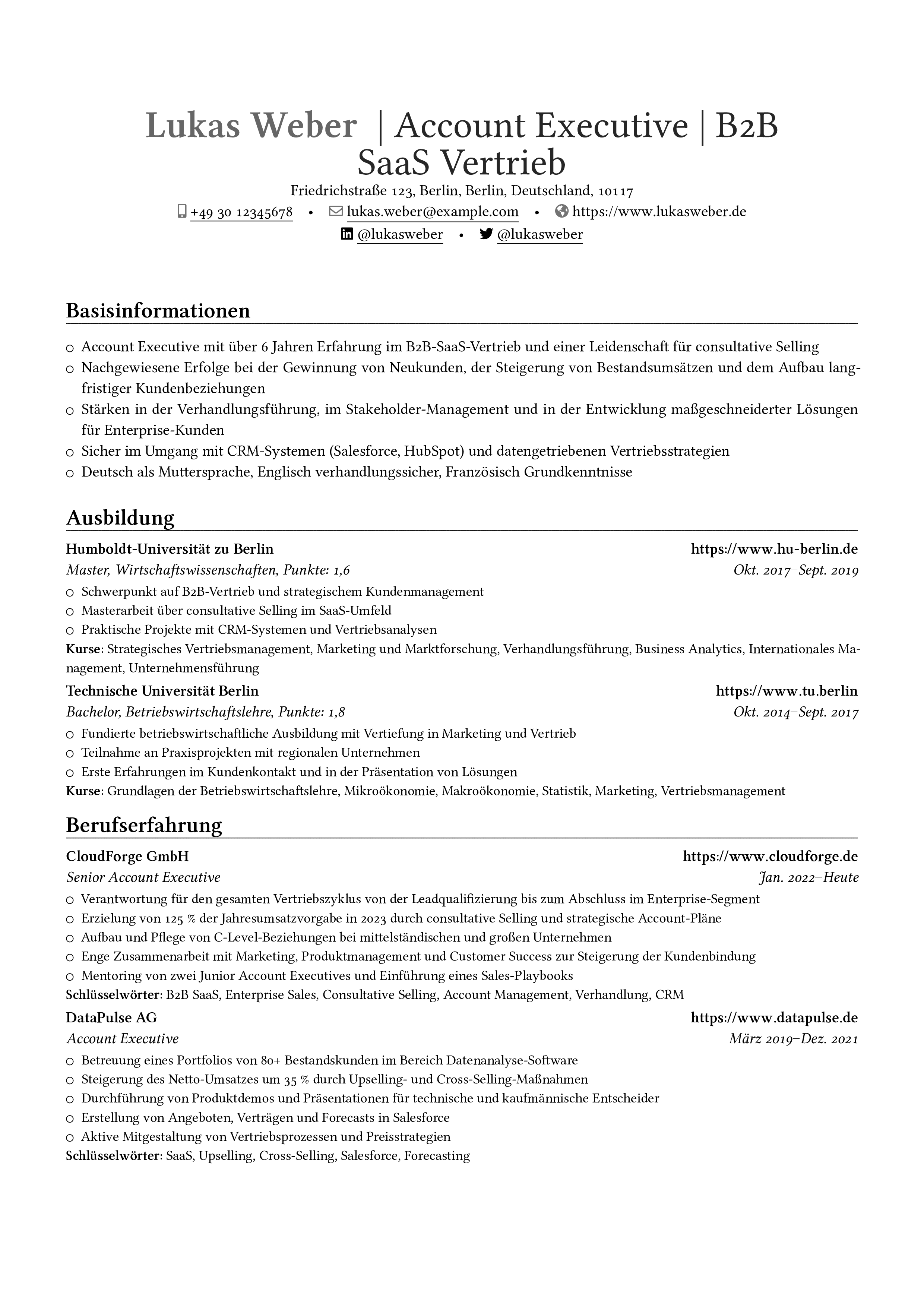 Kundenbetreuer resume preview