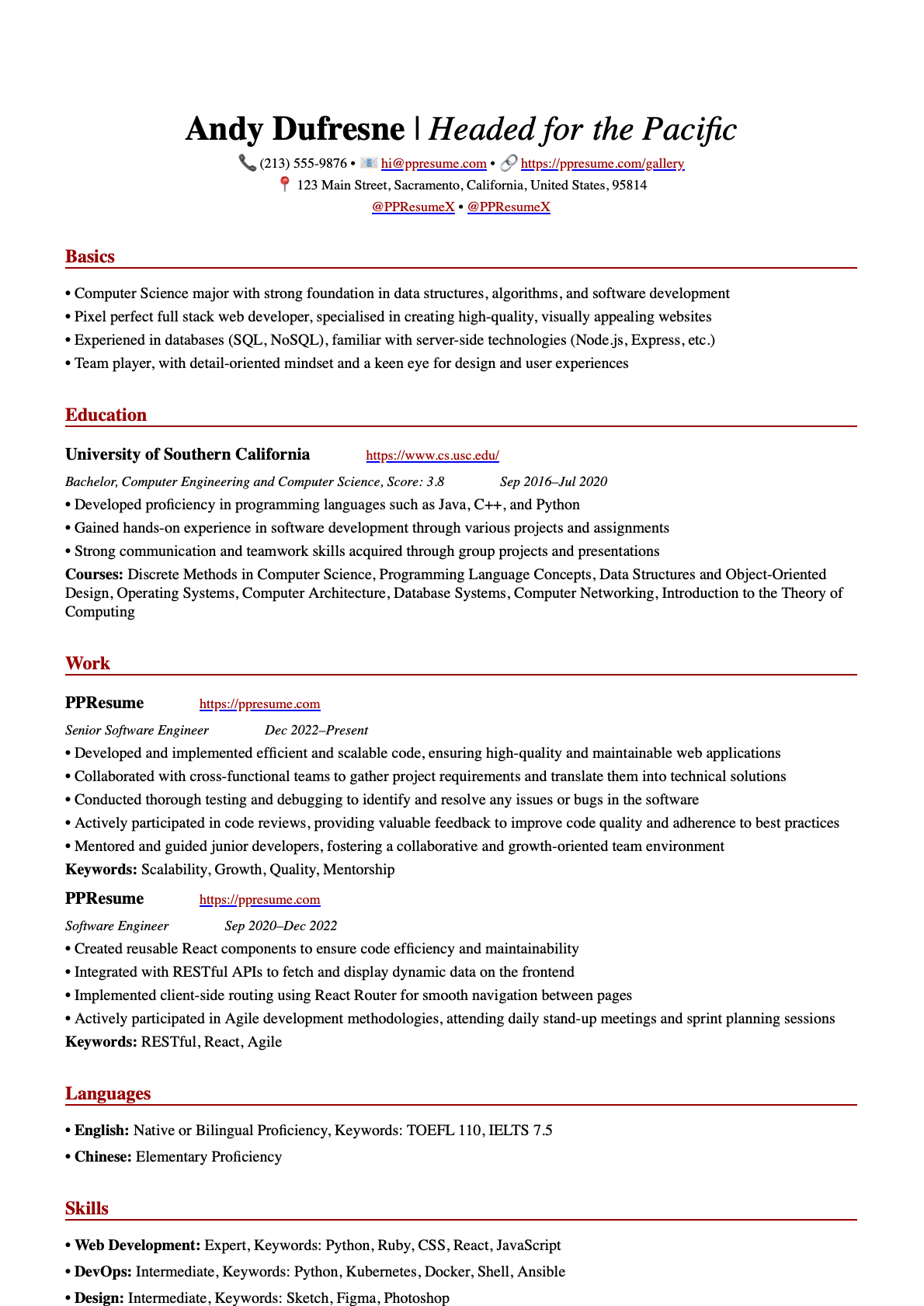 calm DOCX 模板 burgundy 强调色效果